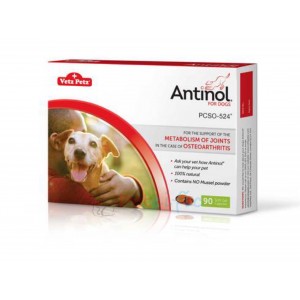 Vetz Petz Antinol Joint Supplement for Dogs 90 Soft Gel Capsules