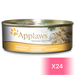 Applaws Natural Canned Cat Food - Chicken Breast 156g (24 Cans)