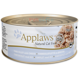 Applaws Natural Canned Cat Food - Tuna Fillet with Cheese 156g
