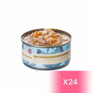 Astkatta Canned Cat Food - Tuna & Chicken & Pumpkin 80g (24 Cans)