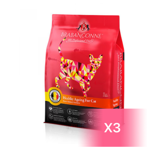 Brabanconne Senior Cat Dry Food - Healthy Ageing 7.5kg (3 Bags x 2.5kg) 【Free Gift:Siana Booster 50g】
