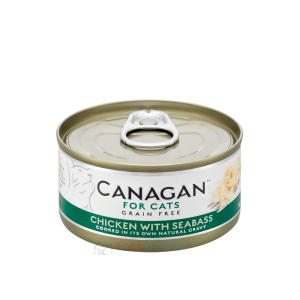 Canagan Canned Cat Food - Chicken with Seabass 75g