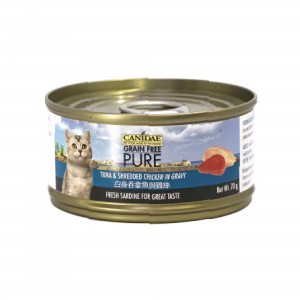 Canidae Canned Cat Food - Tuna & Shredded Chicken in Gravy 70g