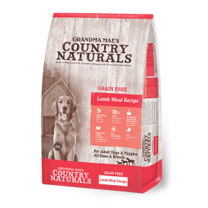 Grandma Mae's Country Naturals Single Protein Grain Free All Life Stages Dog Dry Food - Single Protein Medium Breed Lamb Recipe 25lbs