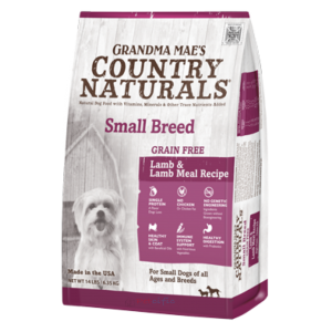 Grandma Mae's Country Naturals Single Protein Grain Free All Life Stages Dog Dry Food - Single Protein Small Breed Recipe 4lbs
