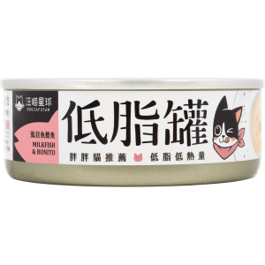 DogCatStar Canned Cat Food - Milkfish & Bonito Mousse (Low Fat) 80g
