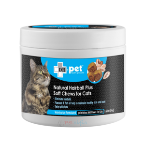 Dr.pet Natural Hairball Plus Soft Chews for Cat 50 soft chew