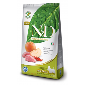 Farmina N&D Grain Free Adult Dog Dry Food - Boar & Apple 2.5kg