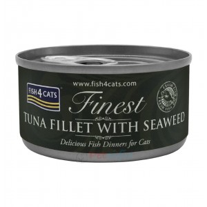 Fish4Cats Canned Cat Food - Tuna Fillet with Seaweed 70g
