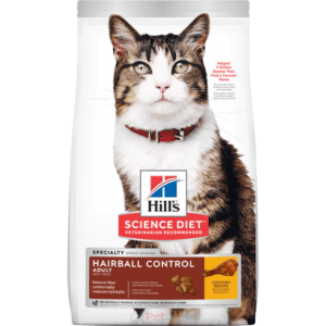 Hill's Science Diet Adult Cat Dry Food - Hairball Control 7lbs