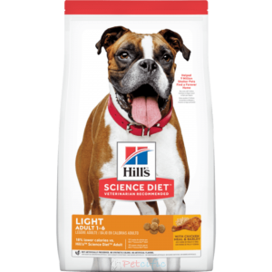 Hill's Science Diet Adult Dog Dry Food - Light Original Bites 15kg