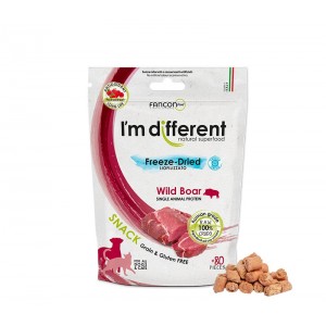 I’m different Freeze Dried Cats & Dogs Treats - Wild Boar 40g