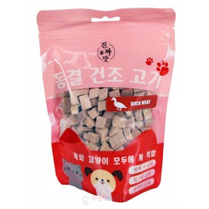진짜맛 Freeze Dried Cats & Dogs Treats - Duck Cubes 100g