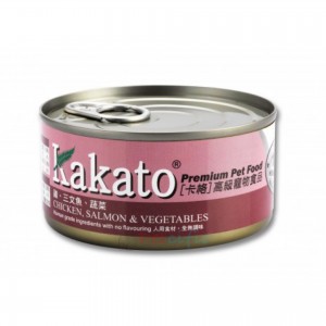 Kakato Cat and Dog Canned Food - Chicken, Salmon & Vegetables 170g