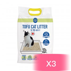 Little Master Tofu Cat Litter 17.5L (3 Bags)