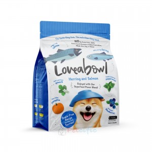 Loveabowl Grain Free All Life Stages Dog Food - Herring and Salmon 10kg