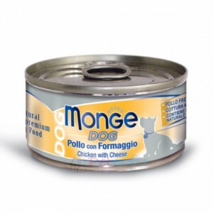 Monge Canned Dog Food - Chicken with Cheese 95g