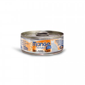 Monge Canned Cat Food - Yellowfin Tuna with Salmon 80g
