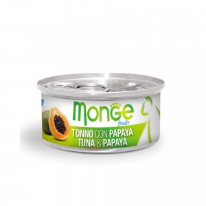 Monge Canned Cat Food - Tuna & Papaya 80g