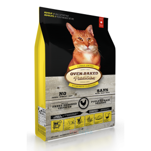 Oven-Baked Adult Cat Dry Food - Chicken Formula 10lbs