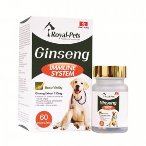 Royal-Pets Canine Ginseng Immune System 60 Capsules
