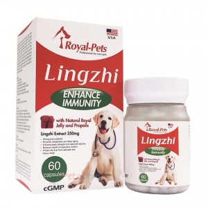 Royal-Pets Canine Lingzhi  Enhance Immunity 60 Capsules