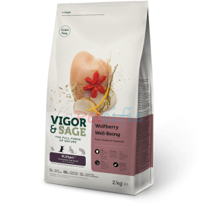 Vigor & Sage Grain Free Kitten Food - Wolfberry Well-Being 10kg