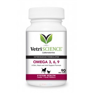 VetriScience Omega 369 PRO Soft Capsules For Cats And Dogs 90 Capsules