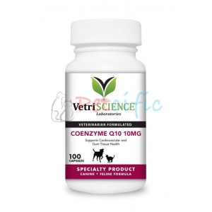 VetriScience CoEnzyme Q10 Capsules for Cats and Dogs (100 Capsules)