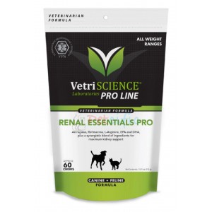 VetriScience Renal Essentials PRO Canine Bite-Sized Chews (60 Chews)