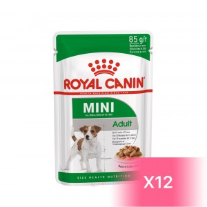 Royal Canin Adult Dog Pouch - Mini Adult 85g (12 Pouches)