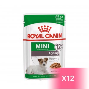 Royal Canin Senior Dog Pouch - Mini Ageing12+ 85g (12 Pouches)