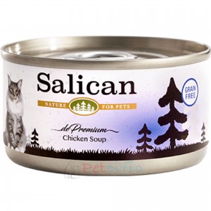 Salican Canned Cat Food - Chicken in Soup 85g