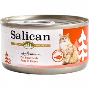 Salican Canned Cat Food - Tuna in Gravy 85g