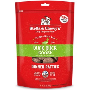 Stella & Chewy's Freeze Dried Adult Dog Food - Duck Duck Goose 50oz (2 Bags x 25oz)