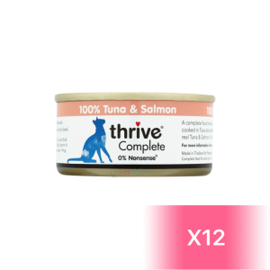 Thrive Canned Cat Food - Tuna & Salmon 75g (12 Cans)