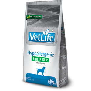 Vet Life Veterinary Diet Canine Dry Food - Hypoallergenic(Egg&Rice) 2kg