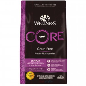 Wellness Core Grain Free Senior Dog Dry Food 22lbs