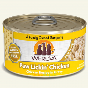 WeRuVa Canned Cat Food - Chicken Recipe in Gravy(Paw Lickin’ Chicken) 85g