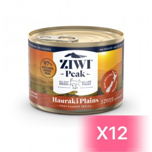 ZiwiPeak Canned Cat Food - Hauraki Plains Recipe 170g (12Cans)