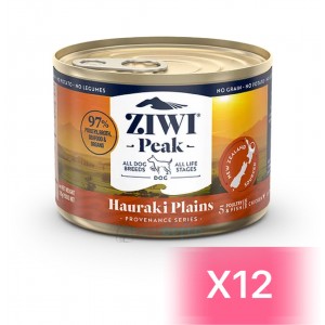 ZiwiPeak Canned Dog Food - Hauraki Plains Recipe 170g (12 Cans)