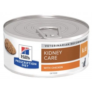 Hill’s Prescription Diet Feline Canned Food - k/d Chicken 5.5oz (24 Cans)