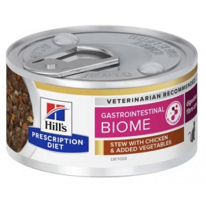 Hill’s Prescription Diet Feline Canned Food - GI Biome Chicken & Vegetable Stew 2.9oz (24 Cans)
