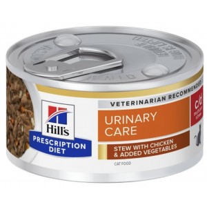 Hill’s Prescription Diet Feline Canned Food - c/d Stress Chicken & Vegetable Stew 2.9oz (24 Cans)