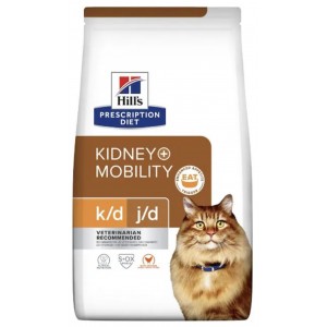 Hill's Prescription Diet Feline Dry Food - k/d + Mobility 6.35lb