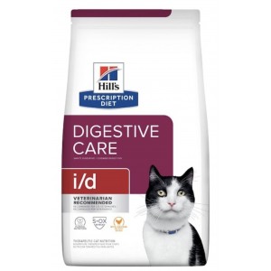 Hill's Prescription Diet Feline Dry Food - i/d 4lbs