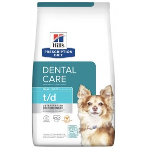 Hill's Prescription Diet Canine Dry Food - t/d Small Bites 5lbs