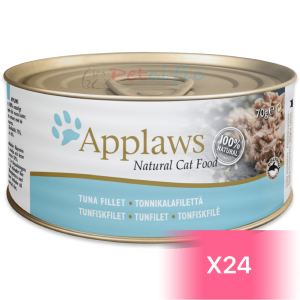 Applaws Natural Canned Cat Food - Tuna Fillet 156g (24 Cans)