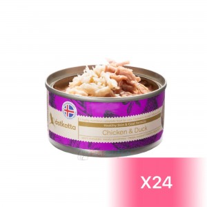 Astkatta Canned Cat Food - Chicken & Duck 80g (24 Cans)