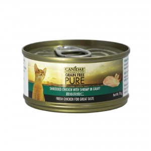 Canidae Canned Cat Food - Shredded Chicken with Shrimp in Gravy 70g
